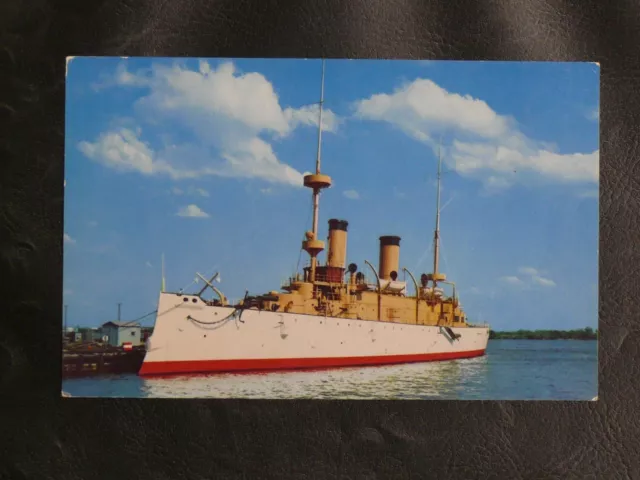 Cpa : Uss Navy Battleship Postcard : U.s.s. Olympia - Tbe