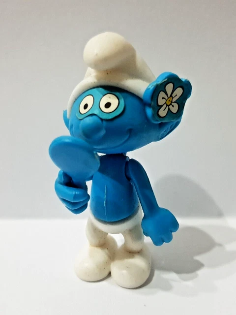 U-Ei Componibili Kinder Egg Steckiguren Puffi Smurfs Con Specchietto