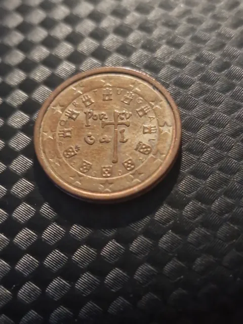 2 Euro Cent Münze Portugal-2002-Sammlerstück