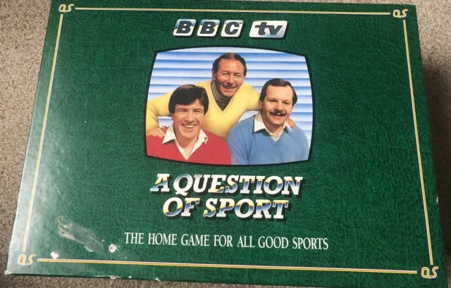 A Question of Sport BBC TV 1986 Board Game Tyson - Senna - Maradona- Complete