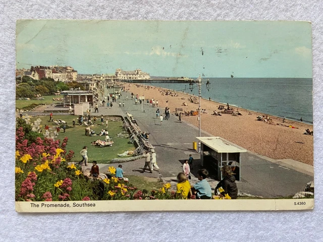 The Promenade, Southsea, United Kingdom Vintage Postcard