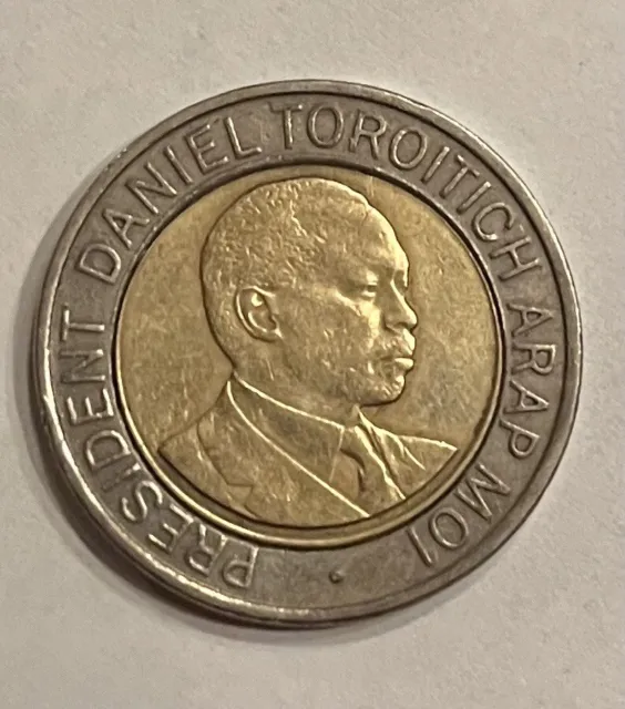 Kenya Coin 1998 20 Shillings Circulated