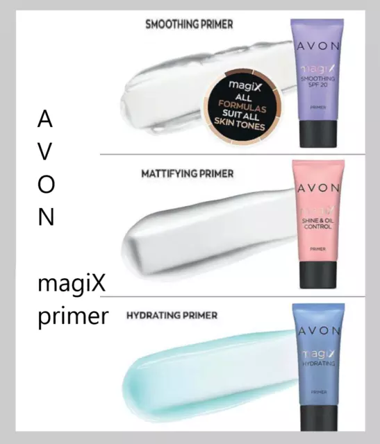 Avon MagiX Face Primer, Make-Up base, 30ml, new, various shades