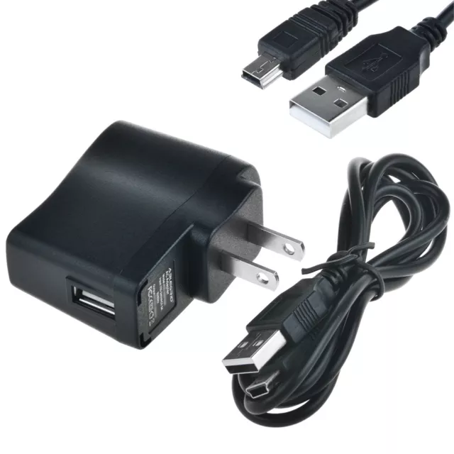 AC Wall Power Charger Adapter USB Cord for Garmin Dakota 10 20 Edge 500 605 705