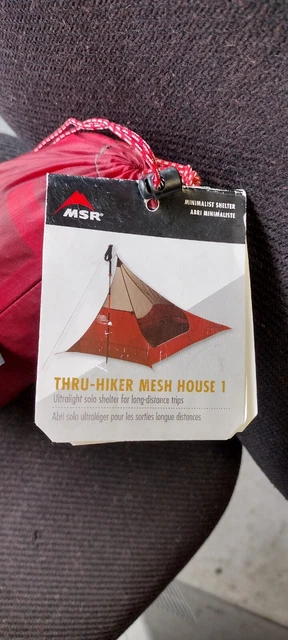 MSR Mountain Safety Research Thru-Hiker Mesh House 1 Trekking Pole Shelter
