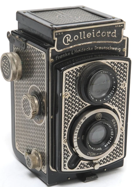 Rolleicord II (Franke & Heidecke, années 1930) – Appareil photo bi-objectif vintage – Objectifs Heidoscop & Carl Zeiss Triotar – Collector - Photo, audio & vidéo