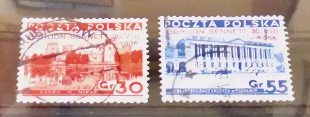 Briefmarken Polen: "Freiballon-Wettfahrt" (1936)