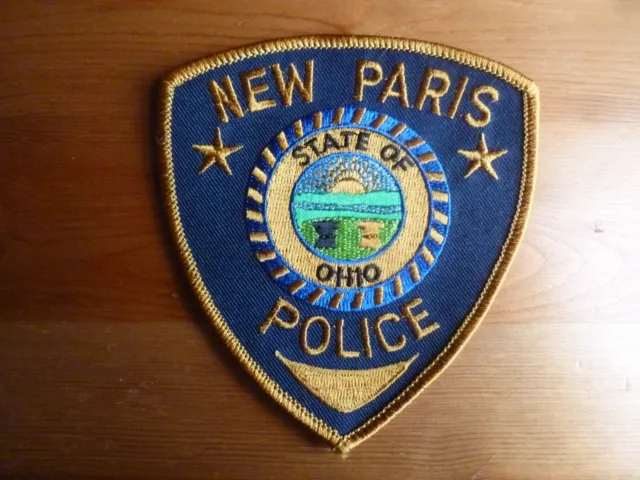 NEW PARIS STATE POLICE PATCH OH DEPT USA obsolete Original