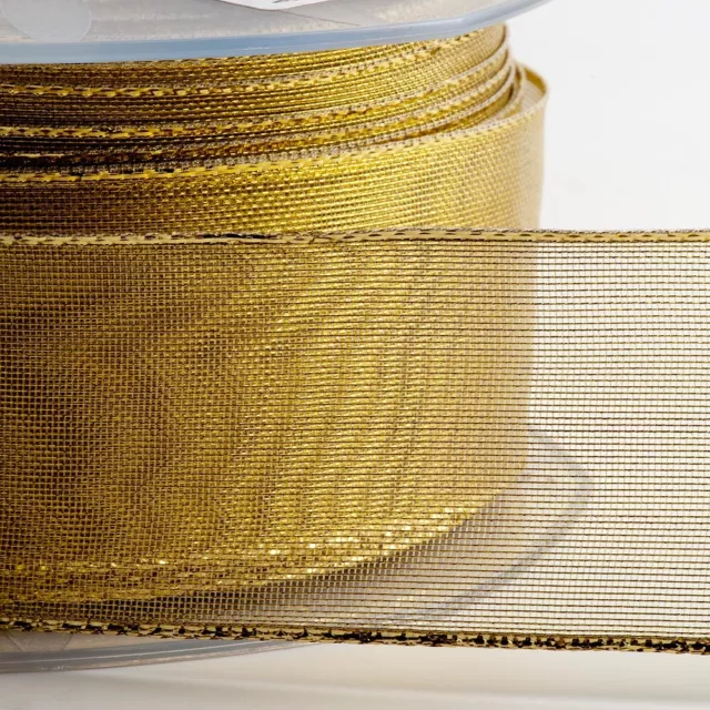 Lurex Metallic Ribbon - Sparkly Christmas Gifts Crafts Lame Glitter Gold Silver