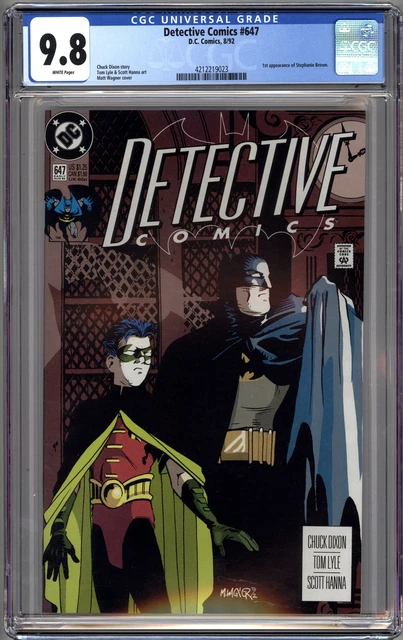 DETECTIVE COMICS #647 (1992 DC Comics) CGC 9.8 NM/M First Stephanie Brown
