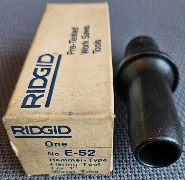 VINTAGE RIDGID E52 Hammer Type Flaring Tool For 1" Water Tube 14.99
