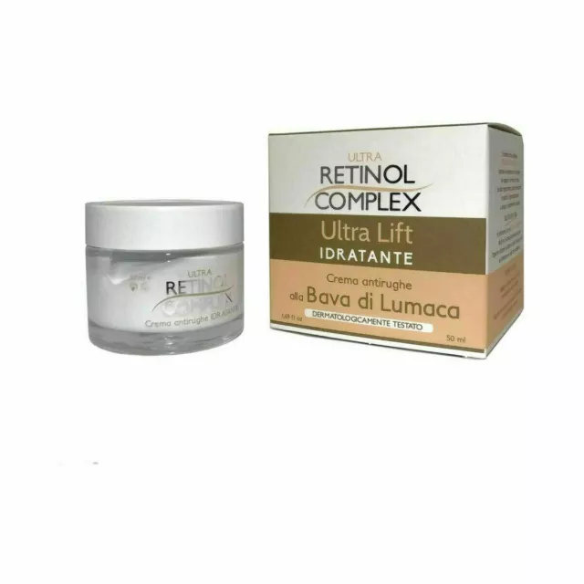 Retinol Complex Crema Antirughe Ultra Lift Idratante Bava Di Lumaca 50Ml