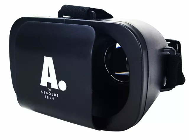 3x Absolut Vodka VR Brille 360° (Grad) Virtual Reality für Smartphones