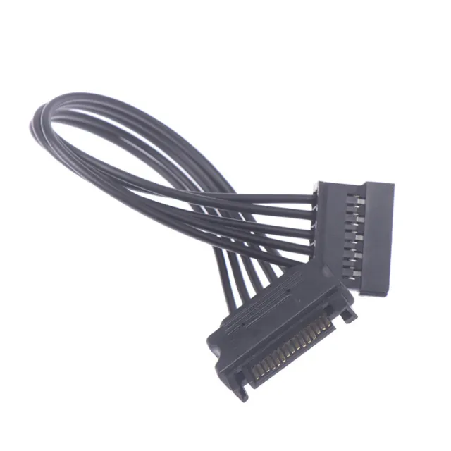 SATA to 15Pin Male To Female Power Extension Cable HDD SSD SATA Power Cable  HY2