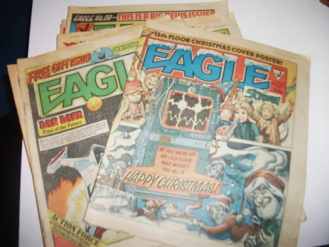 VINTAGE eagle comics job lot FROM THE 80s good condition