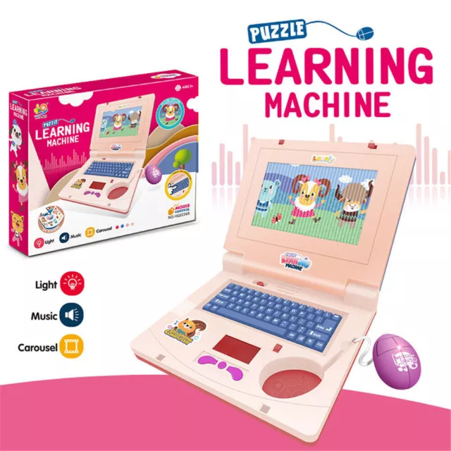 Simulation Laptop English Learning Kids Toys Music Computer Baby Educational Toy