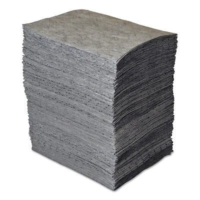Spc Gp Maxx Enhanced Sorbent Pads, Absorbs 27.5 Gal, 15 in X 19 In Brady BRADY