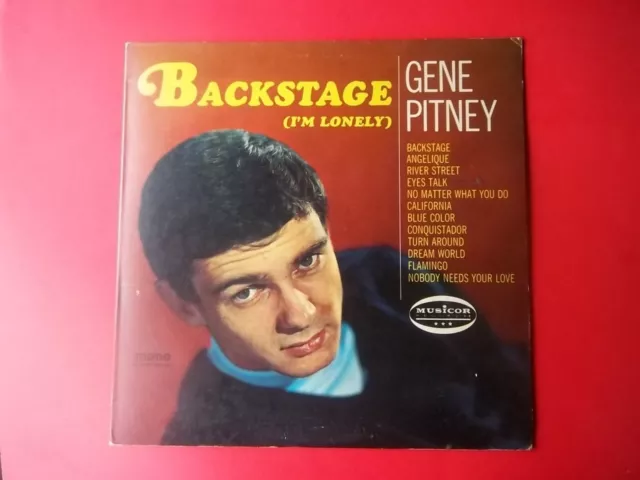 Gene Pitney Backstage Rare Mono Promo Lp 1966