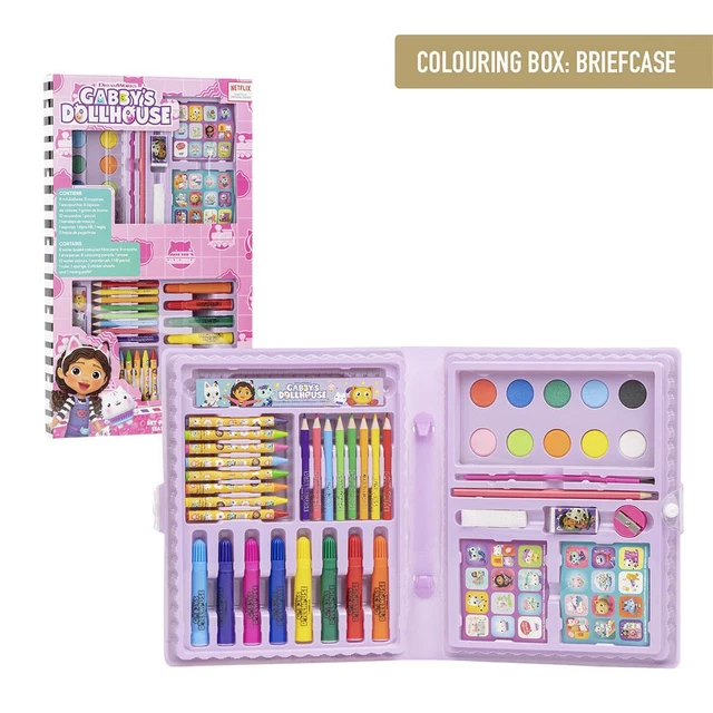 Set Cancelleria 50 pezzi per Colorare di Minnie - Kit Cartoleria con Pennarelli, Acquarelli e Matite Colorate, Forbici e Righello - Prodotto Originale Elaborato in Spagna