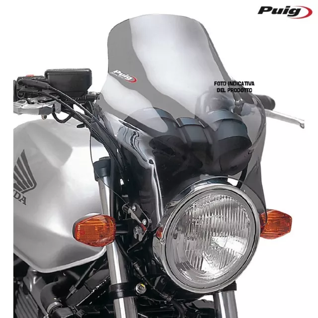 Puig Cupolino Naked Sport Fume Chiaro For Triumph 865 Scrambler 2006-2016