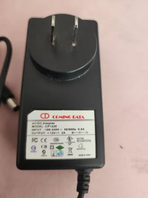 AC/DC Adapter For CD Coming Data CP1220 MING DATA Power Cord ( Barrel Round Tip)
