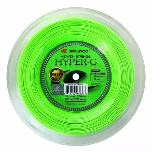 Solinco Hyper-G Soft Reel Tennis Racquet String