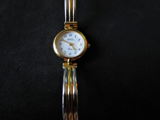 MONTRE MATY BRACELET 2 COLORIS pile a changer EUR 15 00