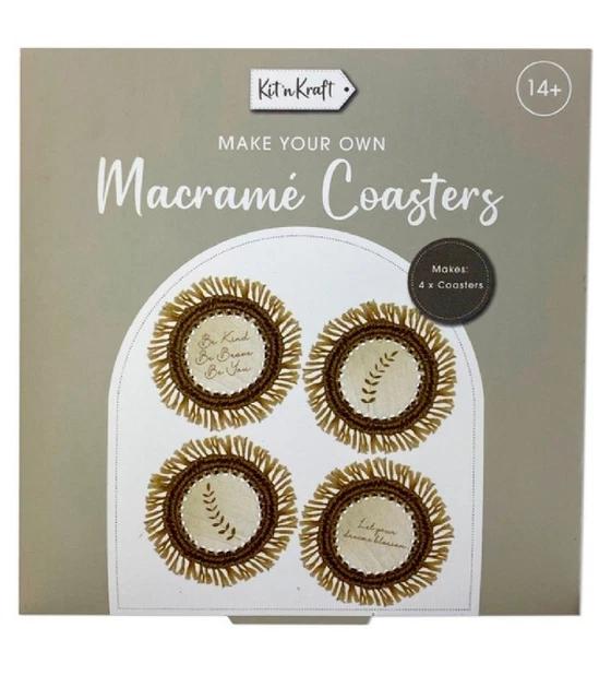 Kit & Kraft Haz tus propias posavasadas de macrame