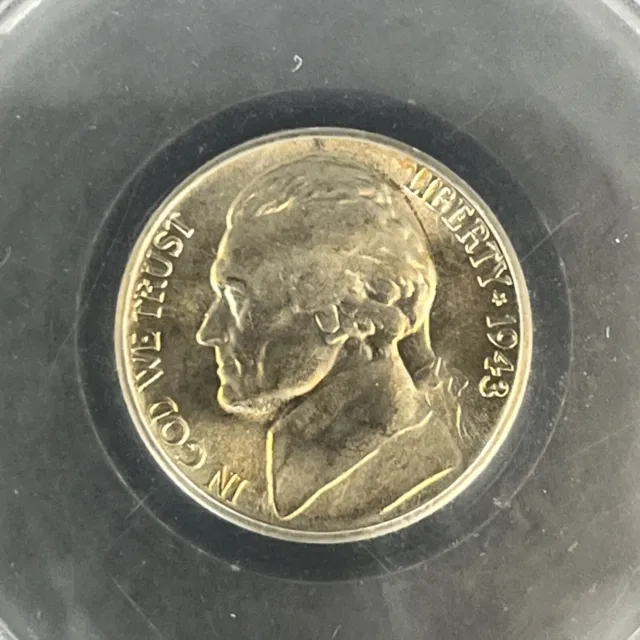 1943-S Jefferson Silver 5c Nickel Coin