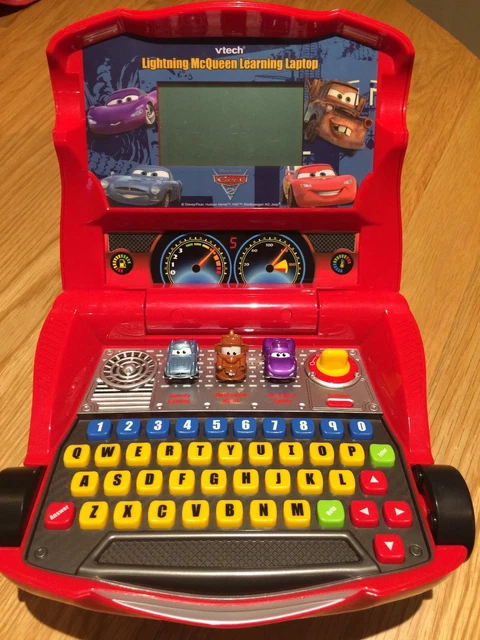 VTECH DISNEY'S CARS Lightning McQueen Learning Laptop Computer