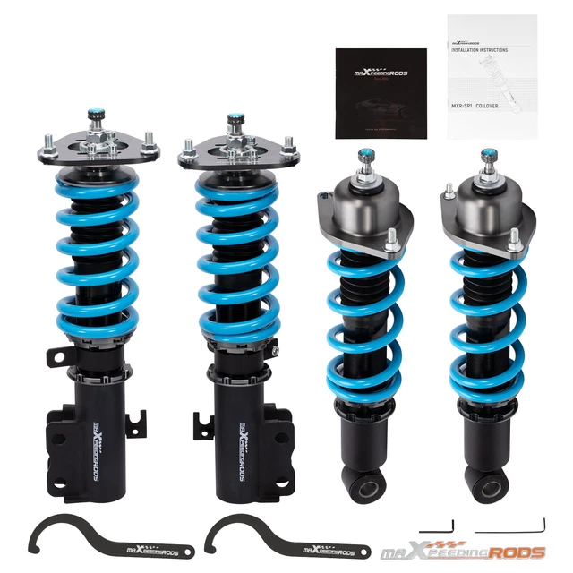 24 LEVELS COILOVERS Suspension Kit for Toyota Corolla 8th Gen. 200308
