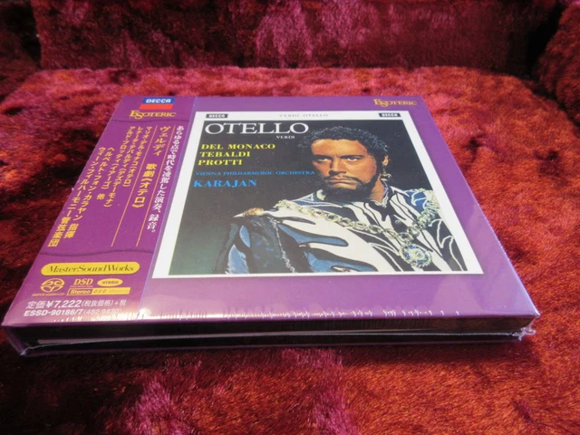 Esoteric Sacd Board Essd-90186/87 Discs Verdi Otello Karajan Vpo Vienna Philharm