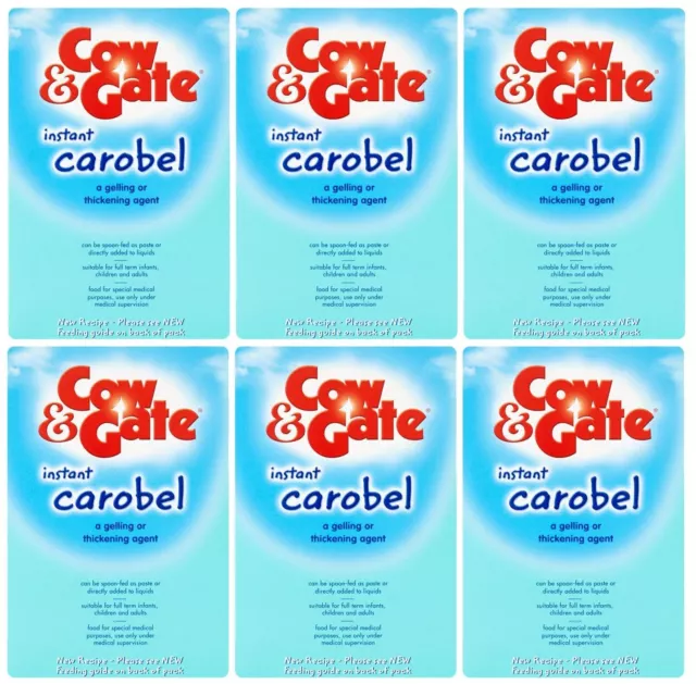 Cow & Gate Instant Carobel Thickening Agent Gelling Medical Purposes 135g 6 Pack