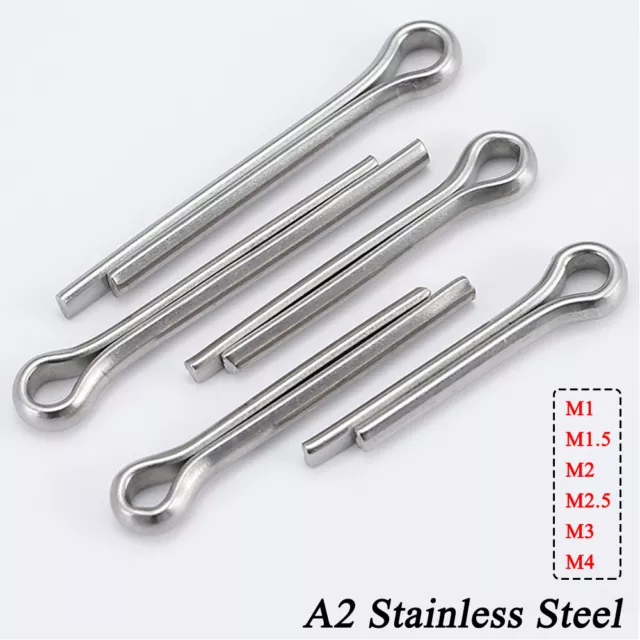 Cotter Pins Split Pin Clevis Pin 1/1.5/2/2.5/3/4mm A2 304 Stainless Steel DIN 94