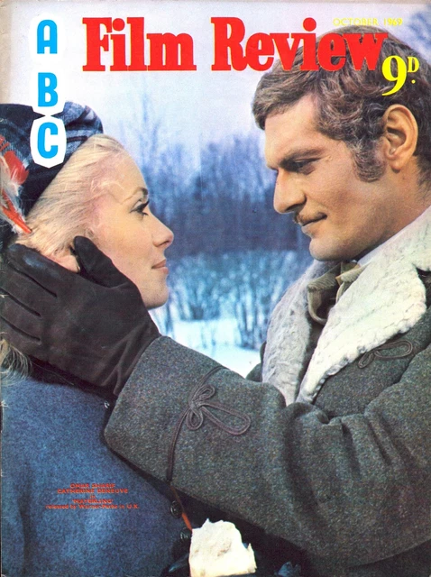 ABC (CINEMAS) FILM Review October 1969.Omar Sharif.Claudia Cardinale ...