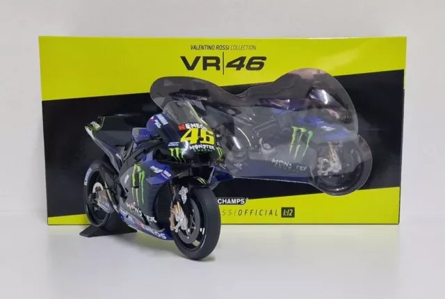 MINICHAMPS 1:12 Modèle Moto Die Cast Yamaha valentino rossi Test Sepang 2020