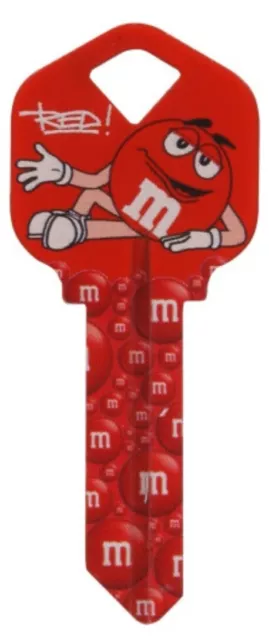 M&M Red Character Full Body House Key SC1 Or KW1 New