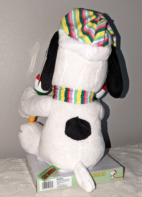 PEANUTS CHRISTMAS SNOOPY Plush Singing Animated Plays Feliz Navidad ...