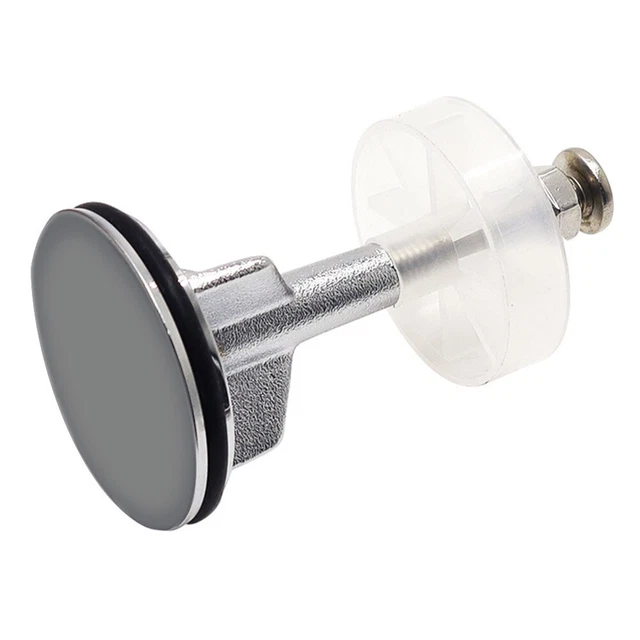 Set 3 Aste Di Scarico Per Lavabo - Argento - Per Meccanismi Pop-Up - Ricambio Facile