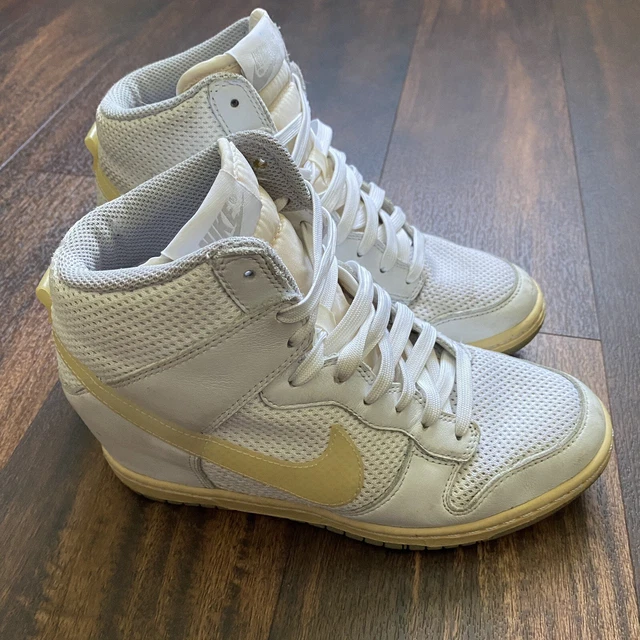 nike womens dunk sky high hidden wedge heel