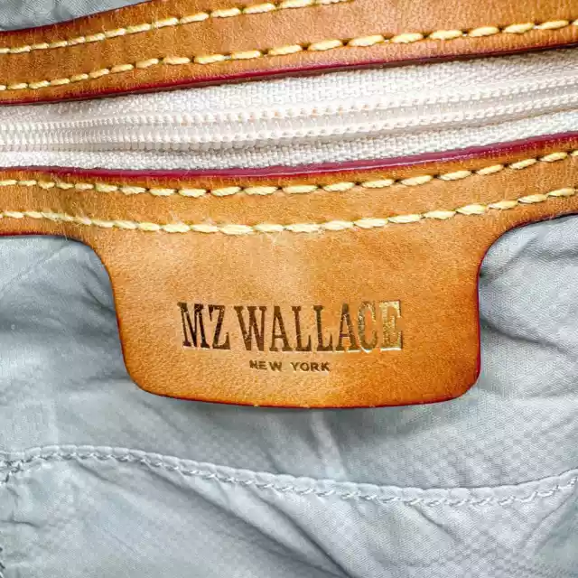 MZ Wallace Tote Metro Deluxe Grey Bag Quilted Nylon Laptop Tennis Medium 3