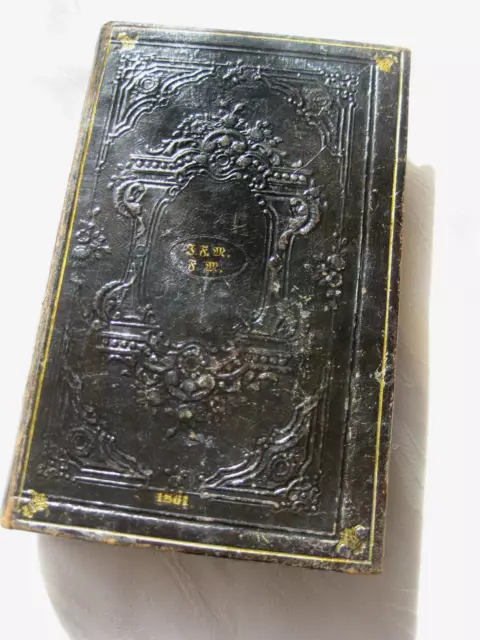 Rarität,altes evang. Gesangbuch,Zwickau 1861, sehr guter Zustand, Goldschnitt
