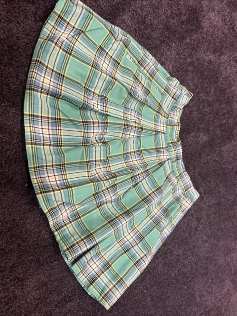 Plaid mini discount skirt size 10