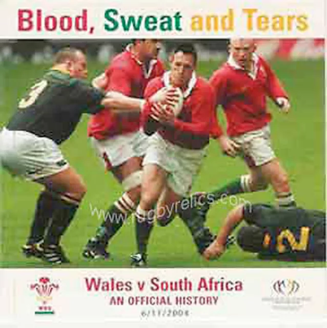 Galles v Sudafrica, Springboks storia del rugby DVD sangue, sudore e lacrime