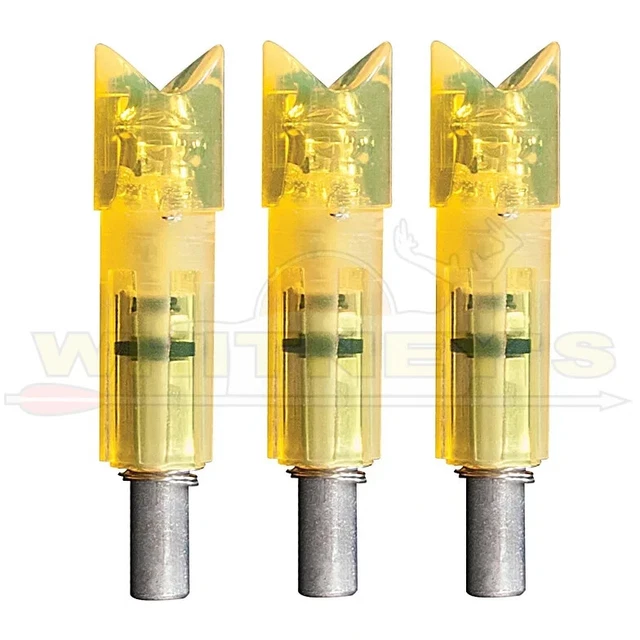 Burt Coyote Lumenok Easton/Beman Crescent Bolt End - Red - 3pk - ECC3