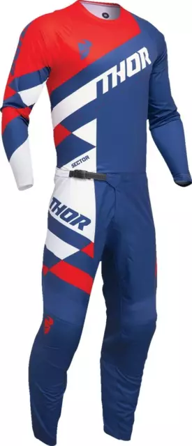 Thor Sector Checker 2024 Completo Cross-Enduro Maglia E Pantalone