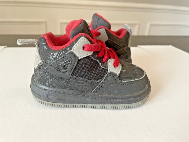 NIKE Air Force Jordan 4 Fusion Retro AFJ Shoes - Toddler Size 4C - 414592 001