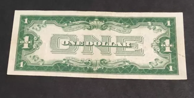 1928 A $1 one Dollar  Fr. 1600 PA Block SILVER CERTIFICATE “FUNNYBACK” 2