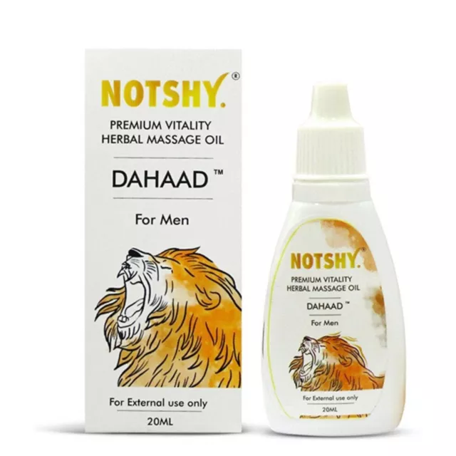 ACEITE DE MASAJE HERBAL AYURVÉDICO PURO Y NATURAL PREMIUM PARA HOMBRE. 20 ml