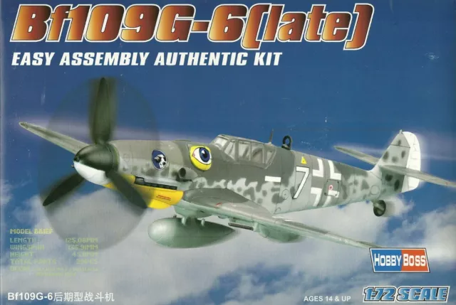 Hobby Boss 80226 Messerschmitt Bf 109 G 6 late - 1:72